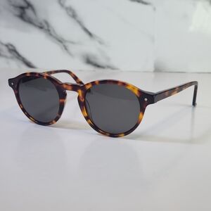 J CREW Sunglasses. Round Shape Classic Tortoise Shell Sunglasses